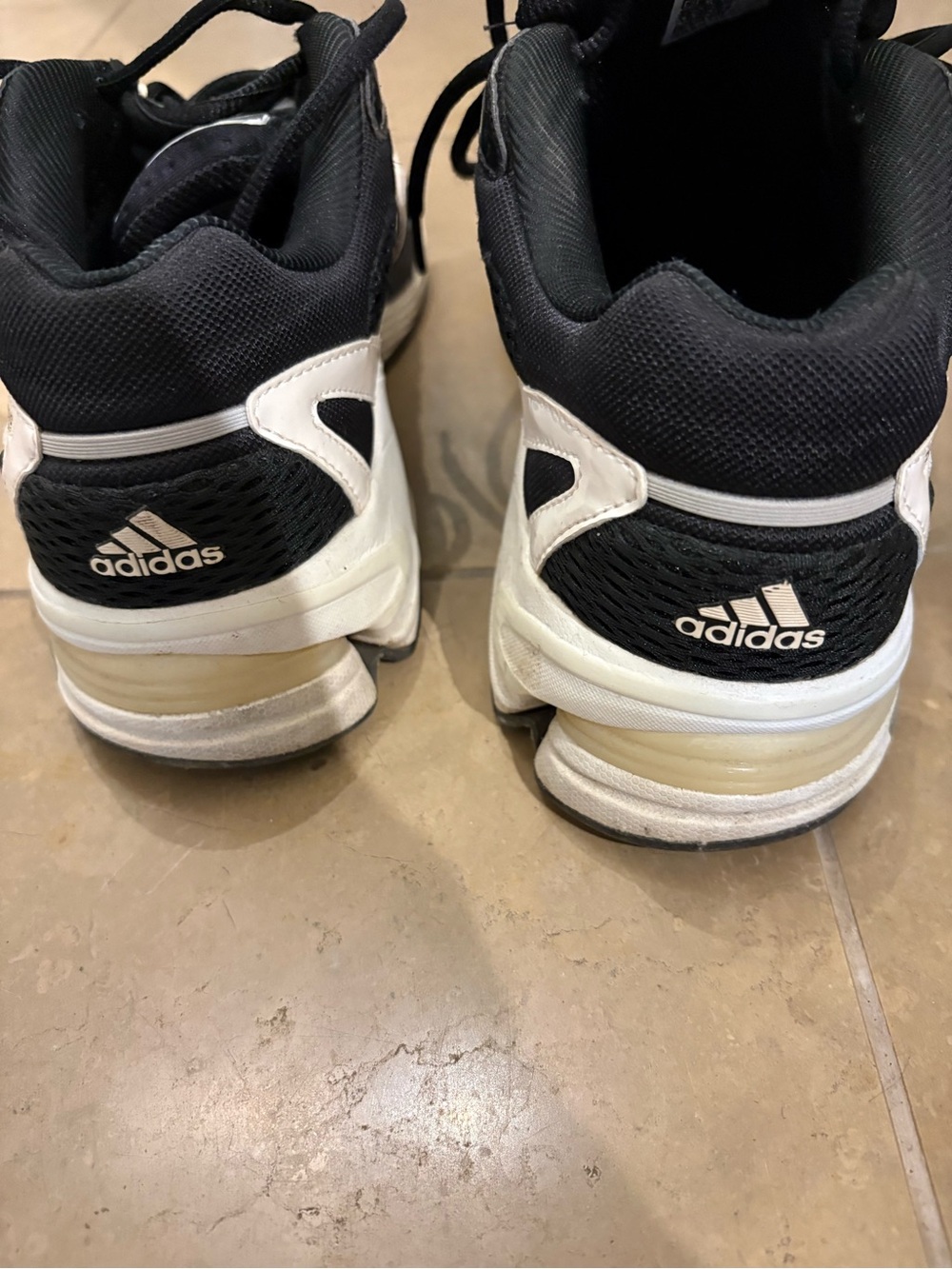 adidas Black and White Running Sneakers - Picture 3 of 6